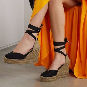 CASTANER Chiara 80 mm Wedge in Black (36 / US 6)